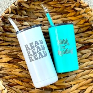 Engraved Reading Tumbler Lot